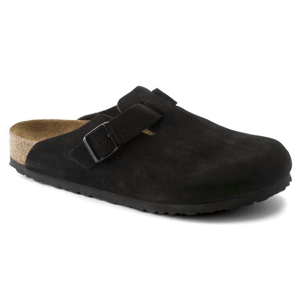 Birkenstock Birkenstock - Boston Suede Soft Footbed Clog - Unisex