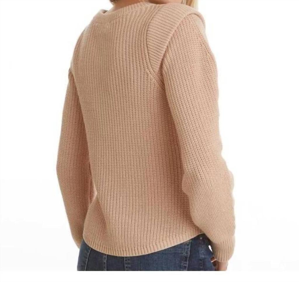 525 America Pullover Knit Sweater In Oat