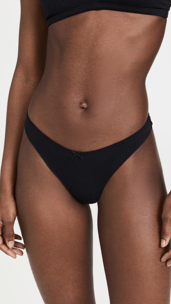 Eberjey Pima Stretch Cotton Thong