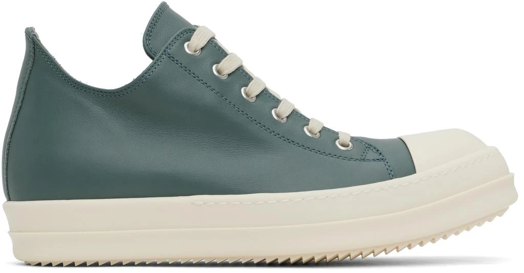 Rick Owens Blue Hollywood Low Sneakers 1