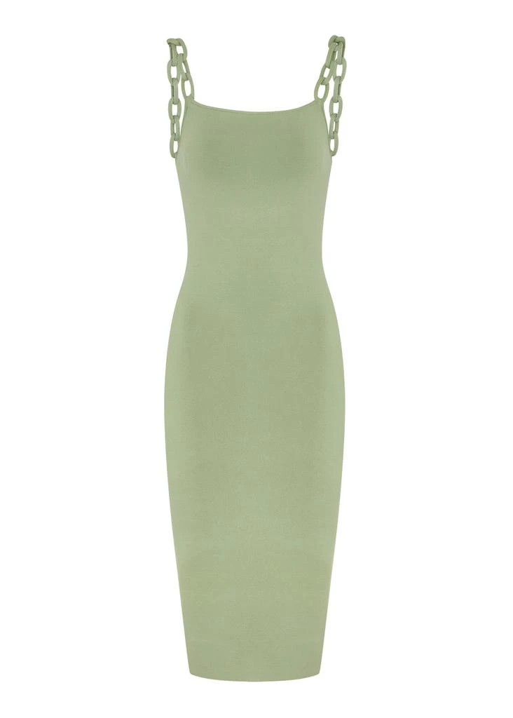 Alice + Olivia Alina knitted midi dress  1