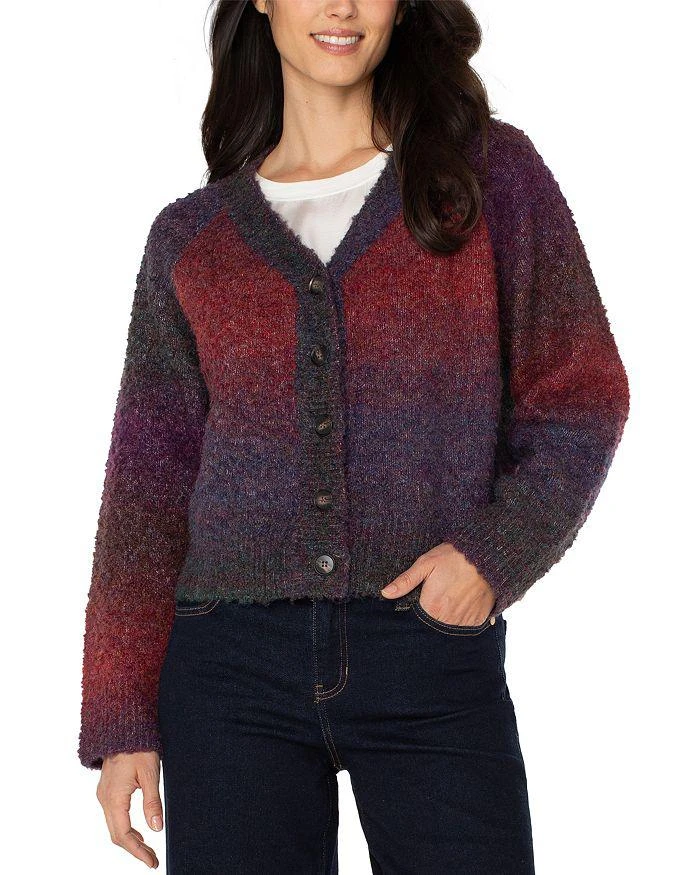 Liverpool Los Angeles Ombré V Neck Cardigan