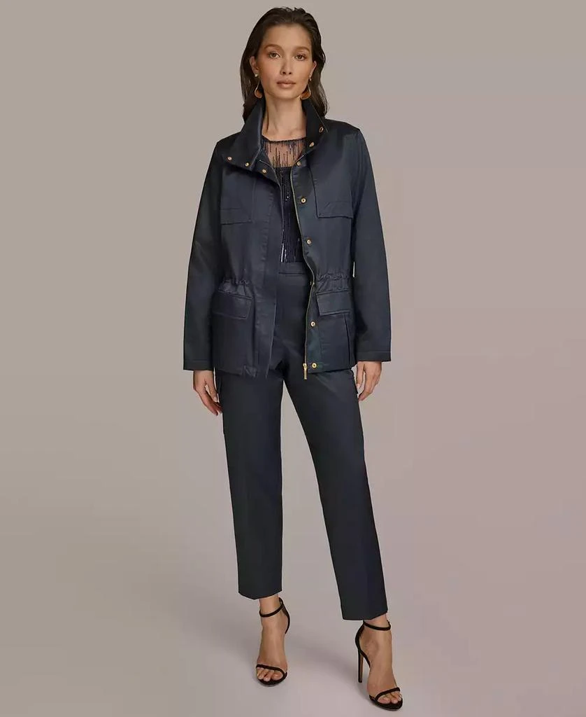 Donna Karan Women's Satin Cargo Pants 6