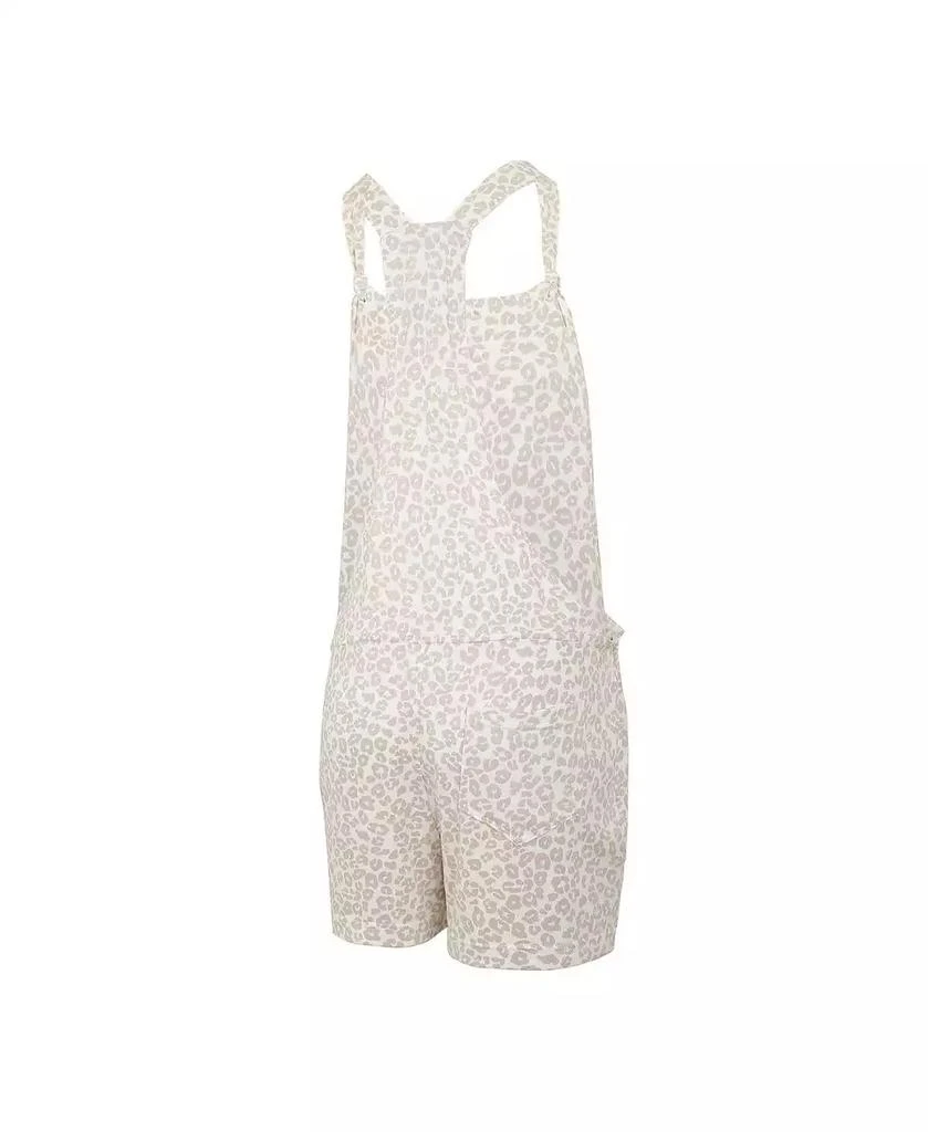 Concepts Sport Women's Cream New York Yankees Montana Hacci Knit Romper Overalls 2