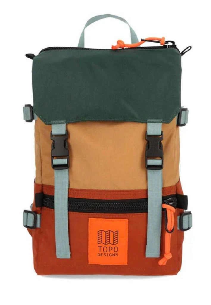 Topo Designs Unisex - Rover Pack Mini Backpack In Clay/khaki 1