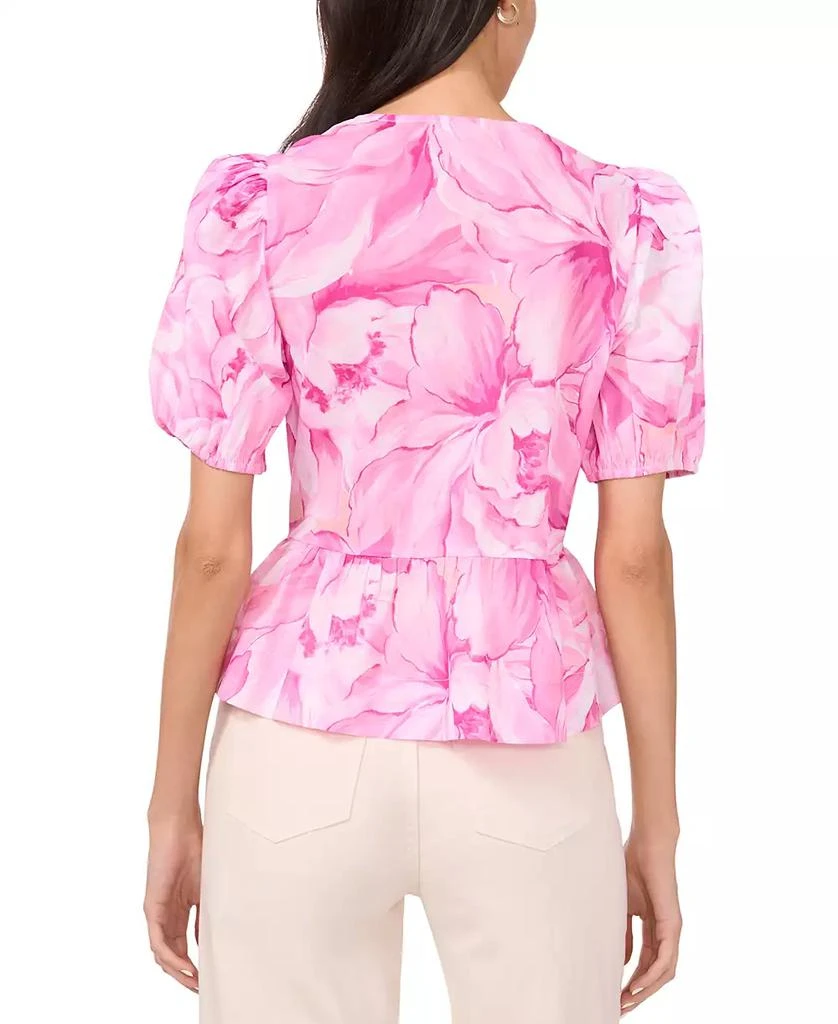 Parker Women's The Alina Cotton Tie-Front Peplum Top 3