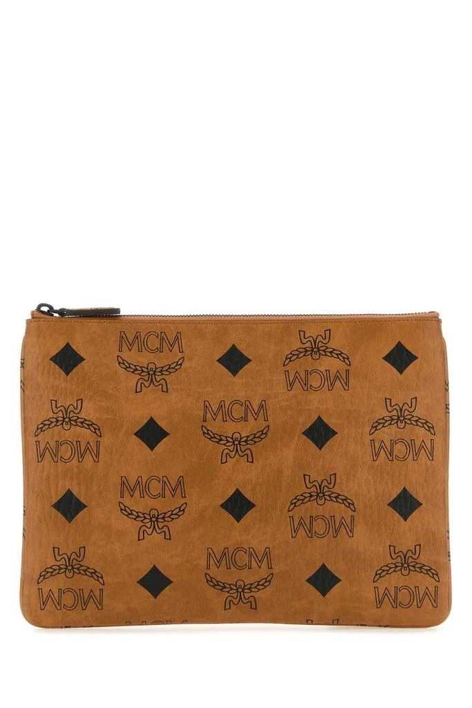 MCM MCM Aren Monogram-Pattern Zipped Crossbody Bag 1