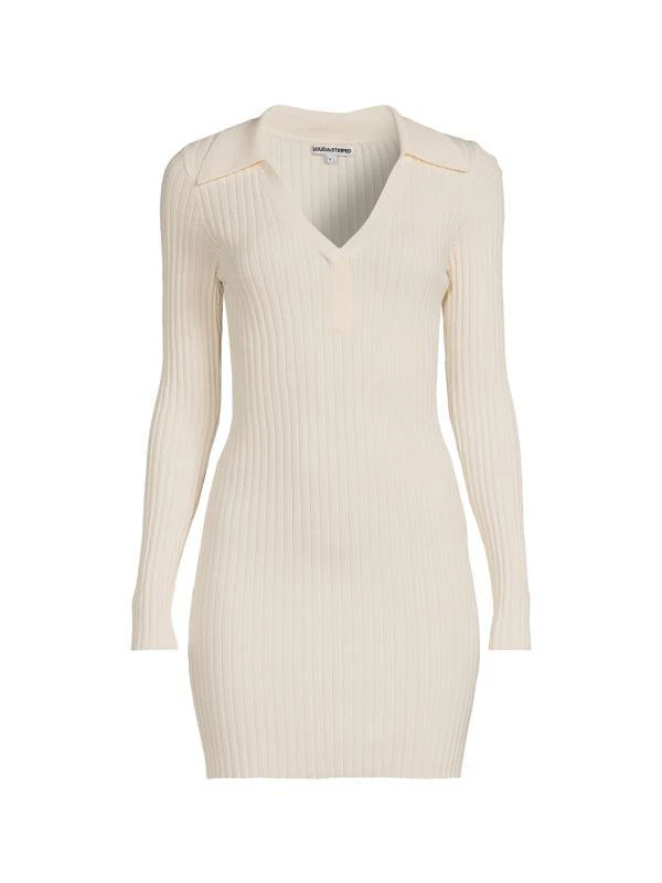 Solid & Striped The Geena Ribbed Mini Dress 3
