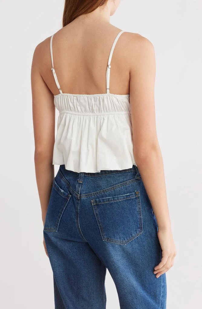Abound Bubble Peplum Crop Top 2