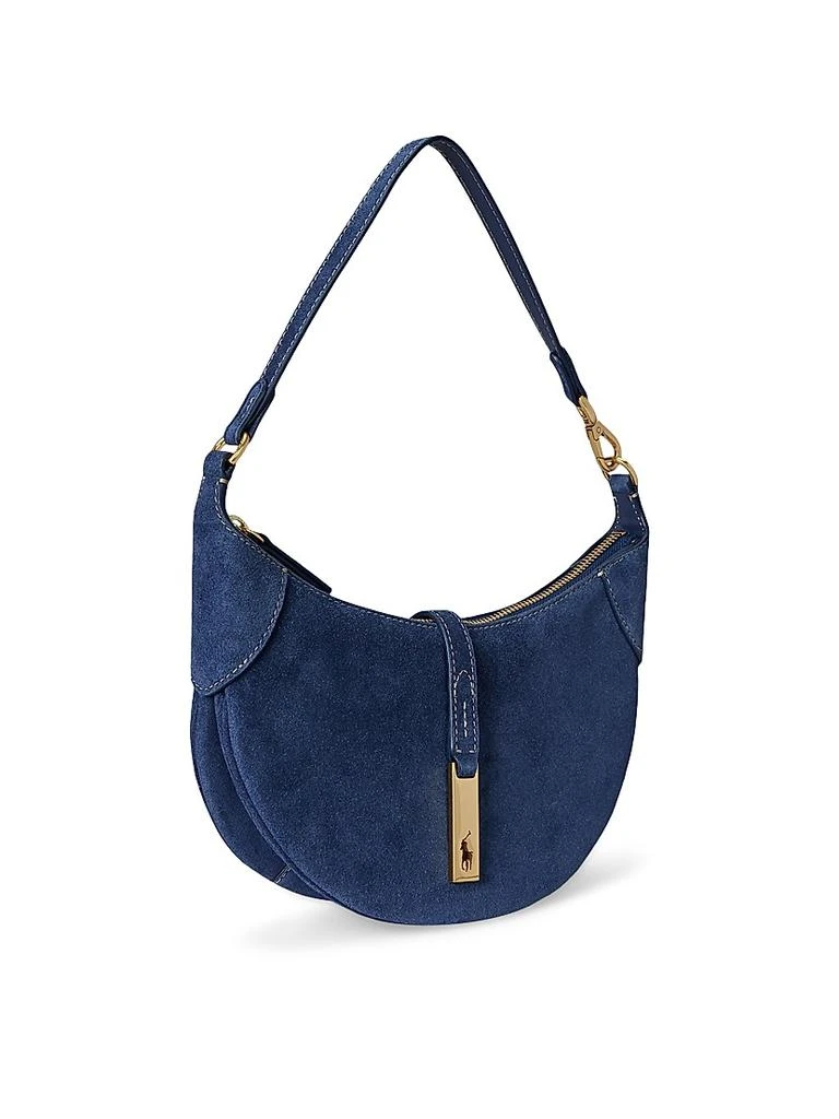 Ralph Lauren Polo ID Suede Mini Shoulder Bag 3