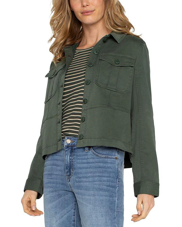 Liverpool Los Angeles Peplum Hem Trucker Jacket 3