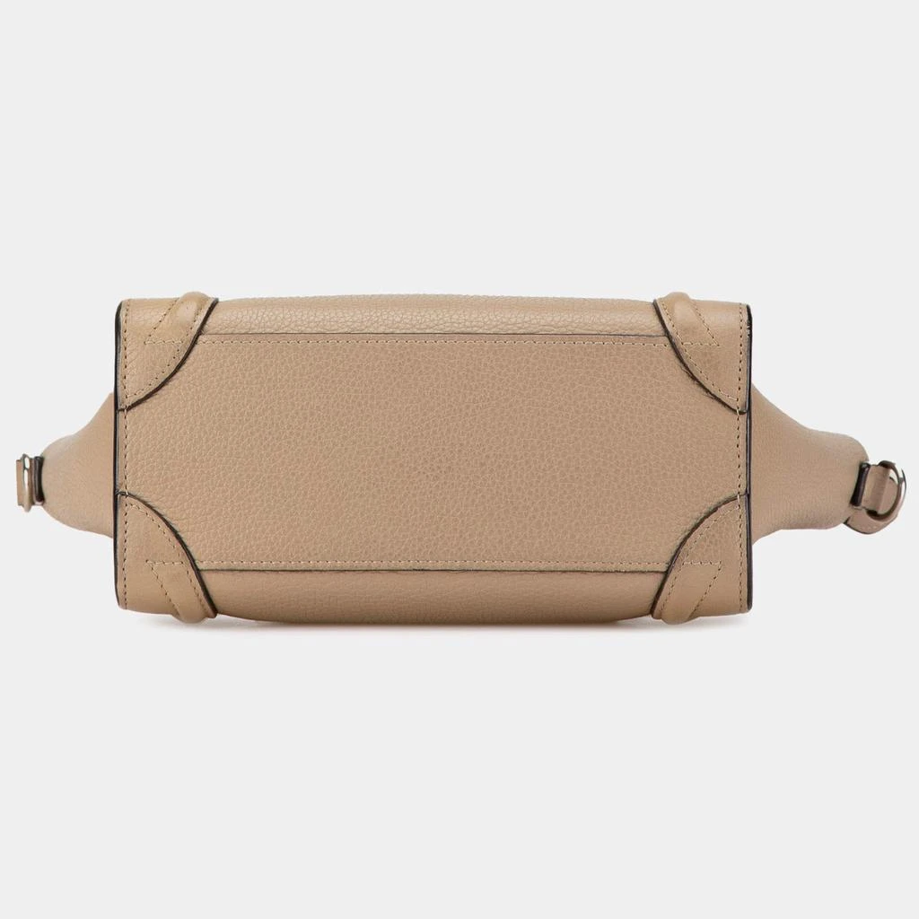 Celine Celine Brown Nano Leather Luggage Tote Bag 3