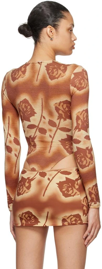 Miaou Orange Carrie Bodysuit 3