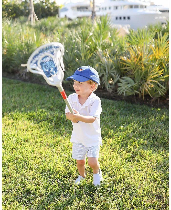 Bits & Bows Boys' Sports Baseball Hat in Blue - Little Kid 2
