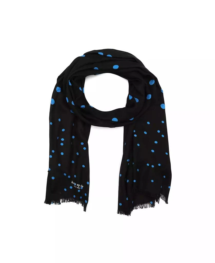 Kate Spade Scatter Dot Wool Oblong Scarf 1