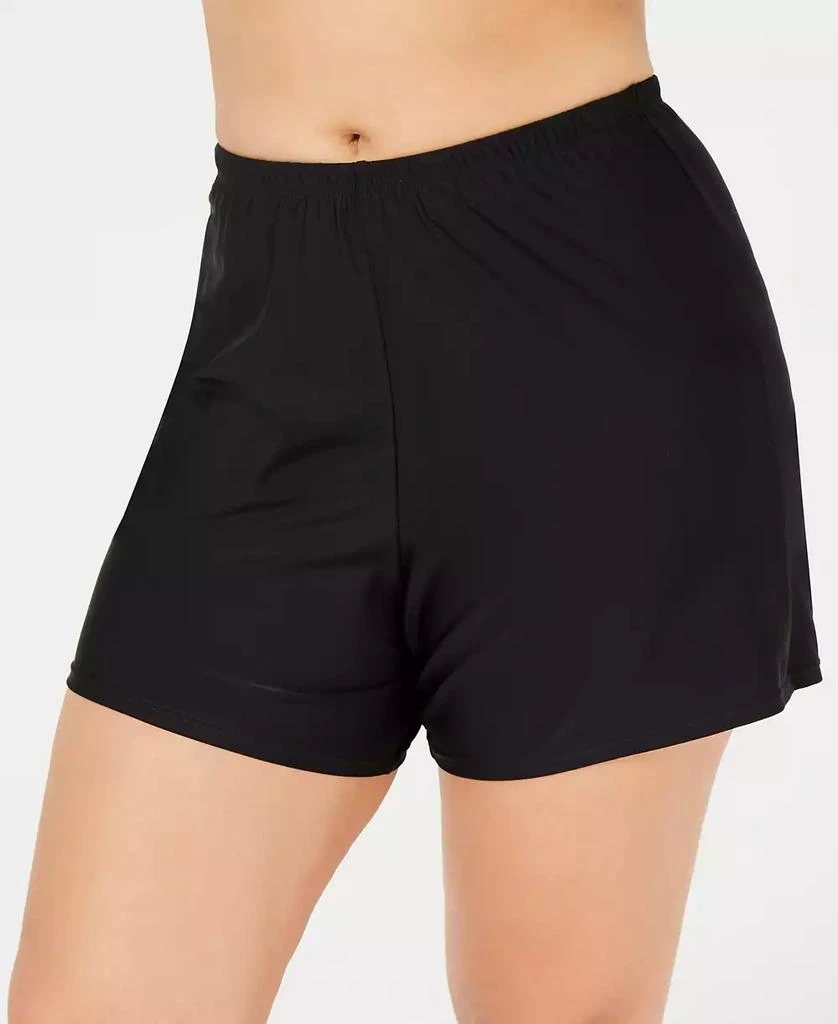 Island Escape Plus Size Swim Shorts, Created for Macy's 3