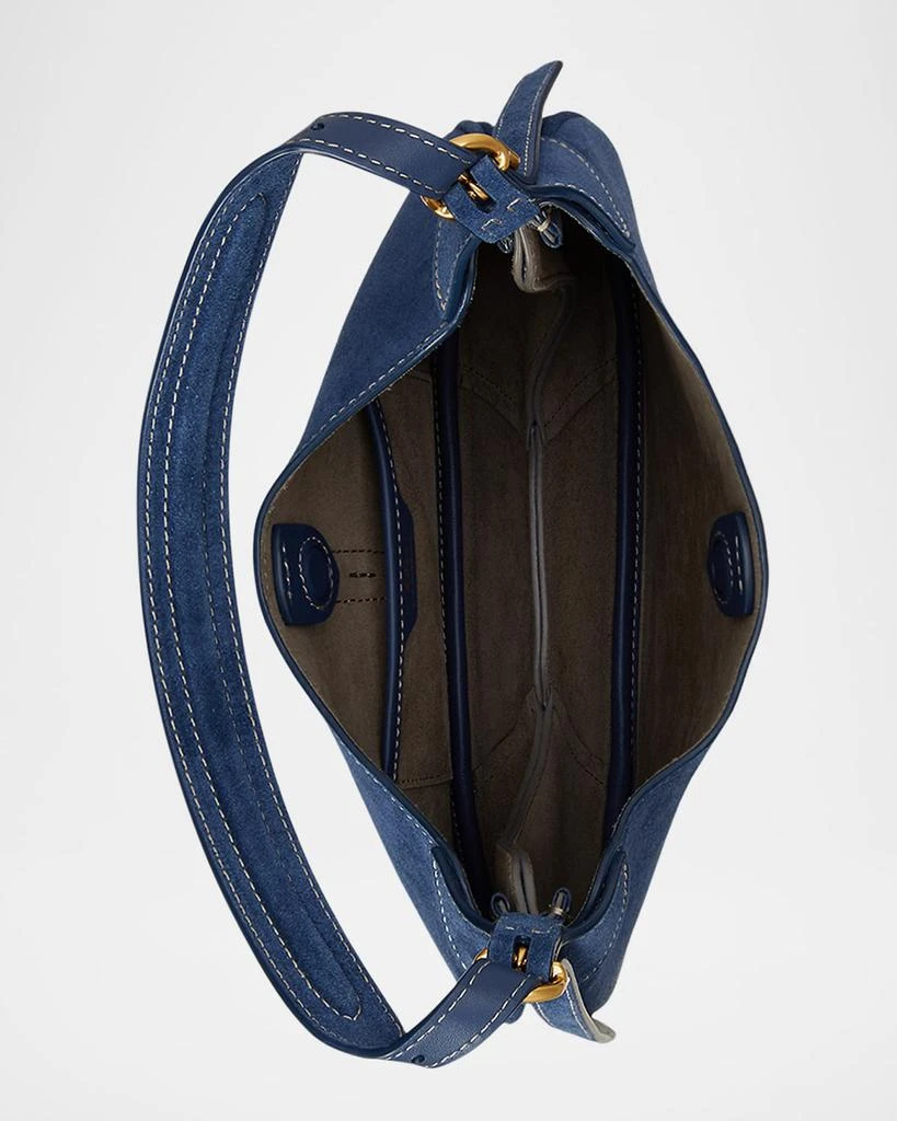 Ralph Lauren Polo ID Small Suede Shoulder Bag 3