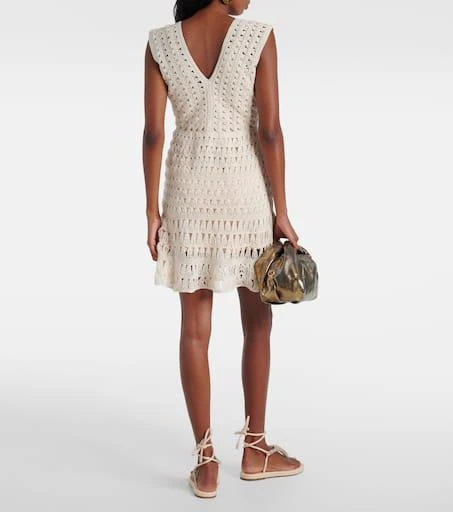 ANNA KOSTUROVA Jennifer crochet cotton minidress 3