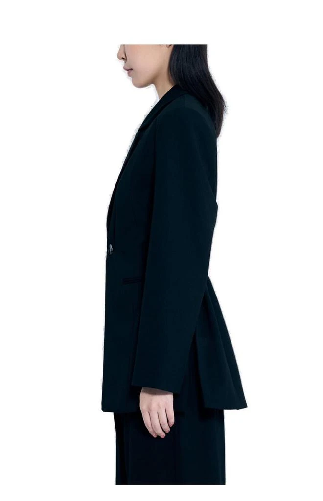 Ganni Ganni Single-Buttoned Twill Suiting Blazer 3