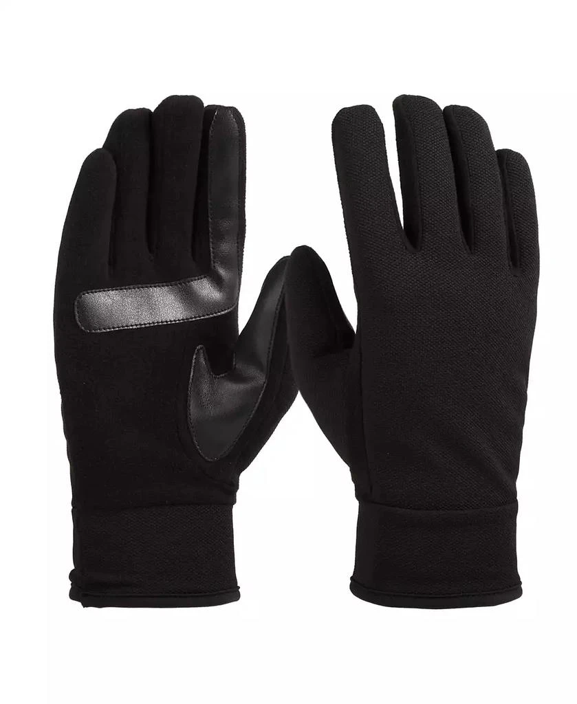 Isotoner Signature Men's Lined Water Repellent Tech Stretch Gloves 1