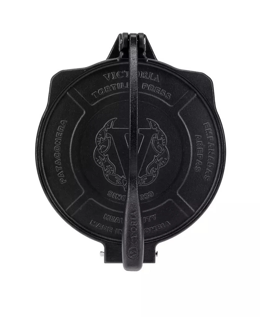Victoria Tortilla Press 10" Pataconera, HD Iron, Seasoned 5