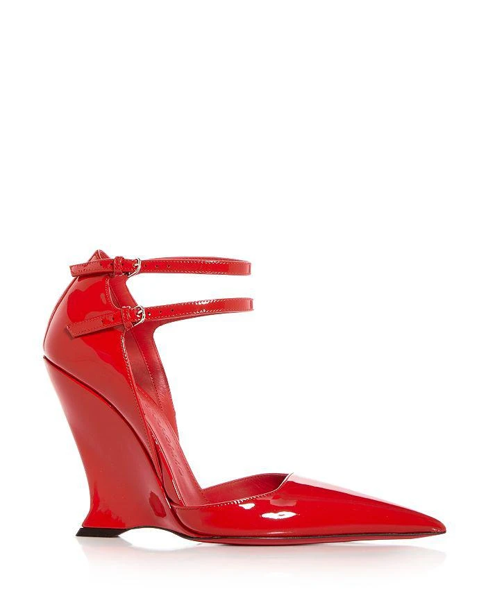 Salvatore Ferragamo Women's Vidya X5 Sculpted Wedge Heel Pumps 2