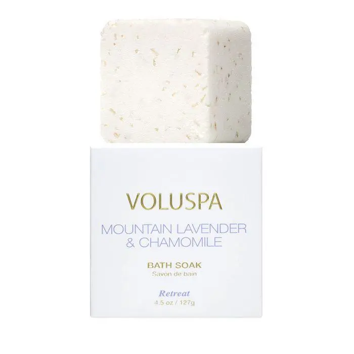 Voluspa Mountain Lavender & Chamomile Bath Soak, 4.5 oz.