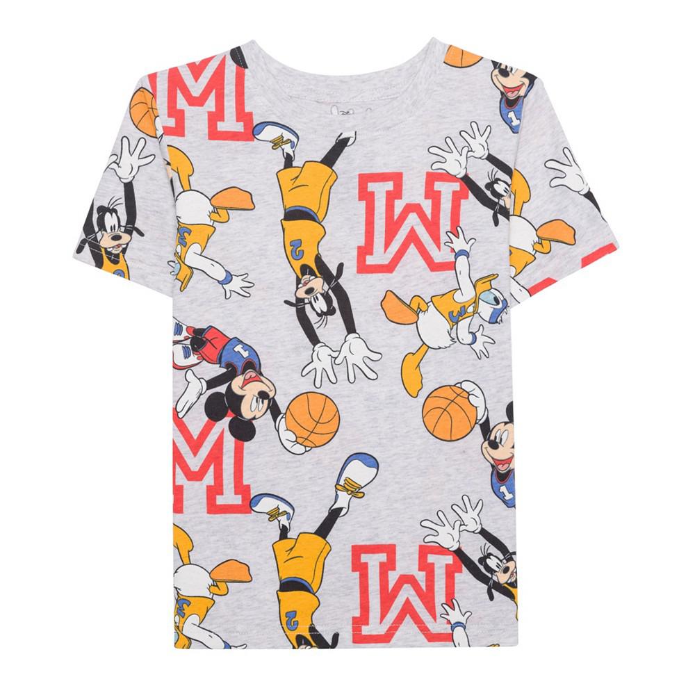 Hybrid Toddler and Little Boys Mickey Friends Short Sleeve T-shirt