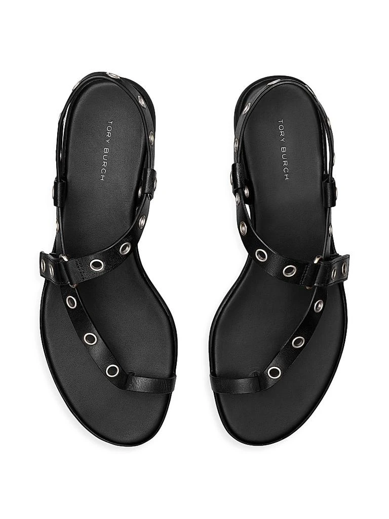 Tory Burch Eyelet Leather Sandals 3