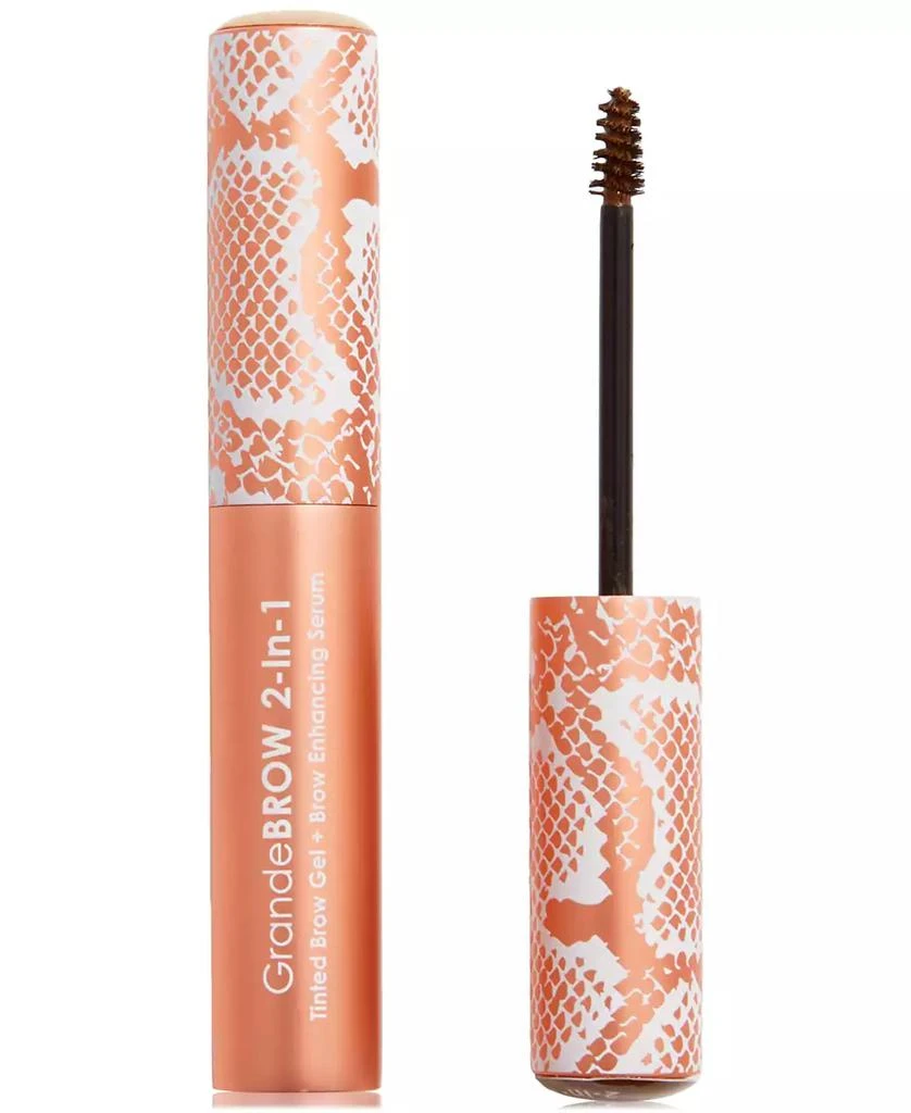 Grande Cosmetics Travel-Size GrandeBROW 2-In-1 Tinted Brow Gel + Brow Enhancing Serum, 0.02 oz. 15