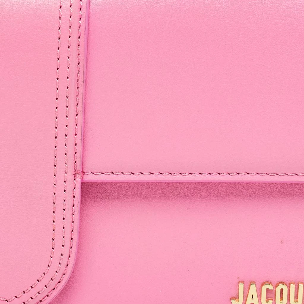 Jacquemus Jacquemus Pink Leather Le Bambino Long Shoulder Bag 5