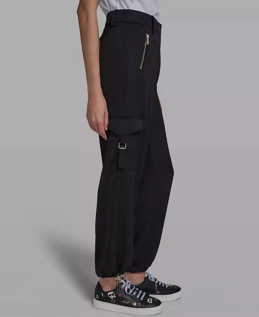Karl Lagerfeld Paris Women
s Cropped Cargo Pants 3