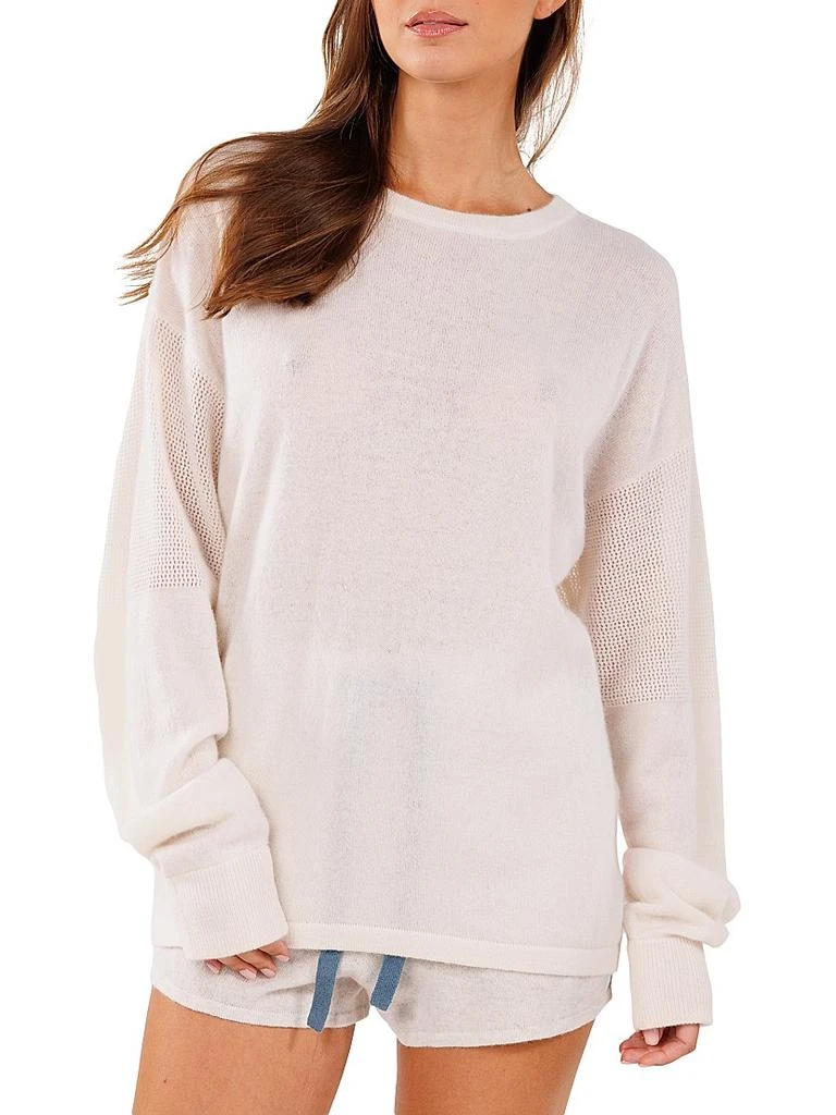 CRUSH CASHMERE Santo Sporty Cashmere Sweater 1