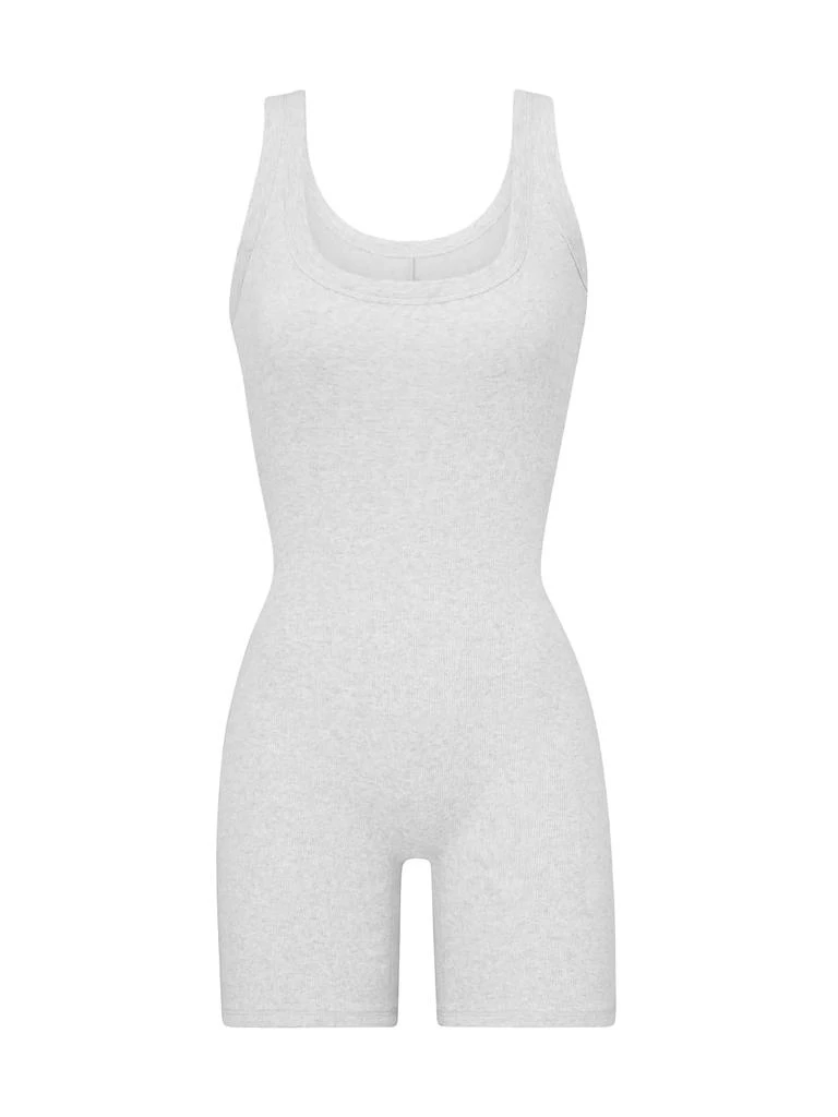 SKIMS Cotton Rib Onesie Bodysuit 1