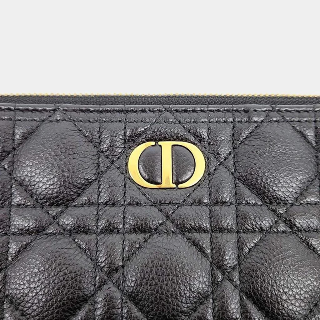 Dior Dior Black Leather Caro Daily Pouch 4