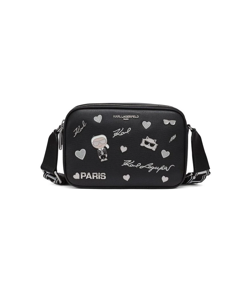 Karl Lagerfeld Paris MAYBELLE CROSSBODY WITH PINS 1