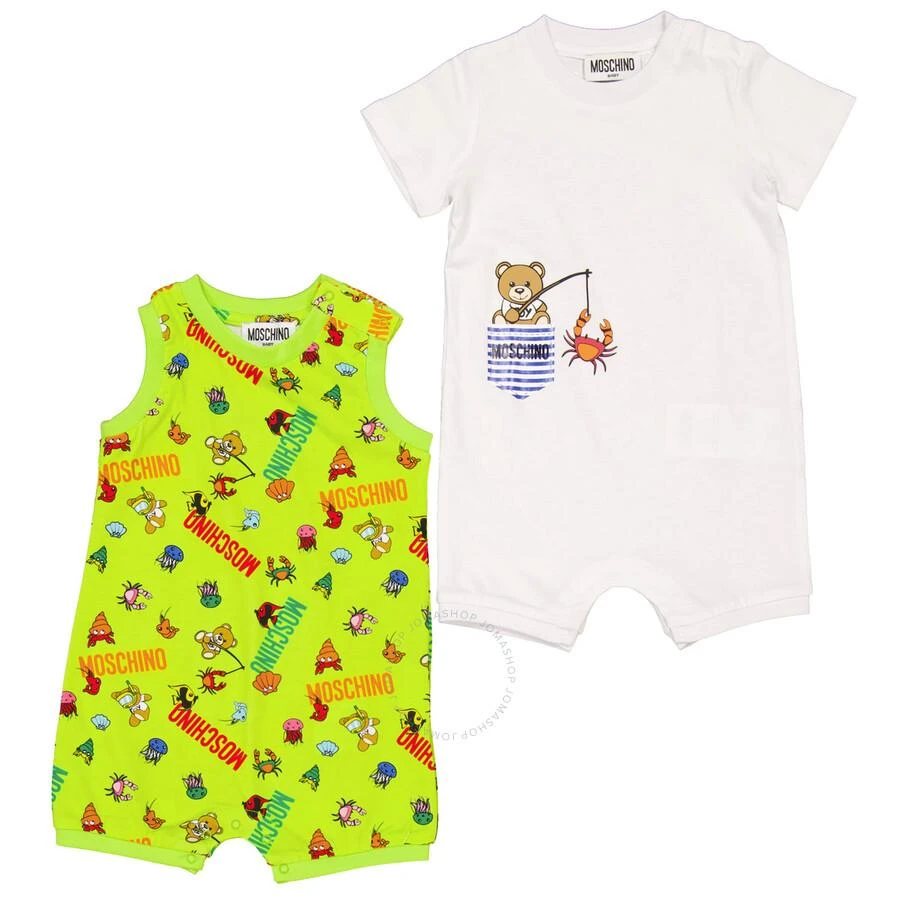 Moschino Fisherman Teddy Bear Set 2 Bodysuits 1