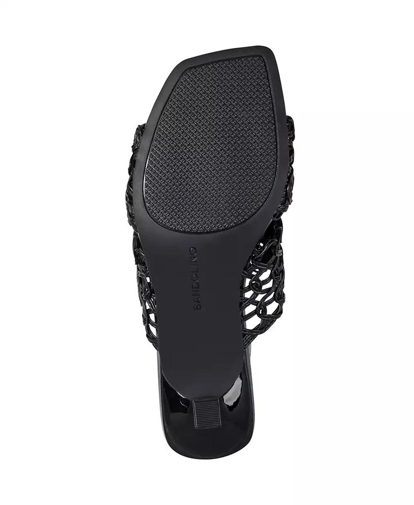 Bandolino Women's Melvana Woven Kitten Heel Sandals 5