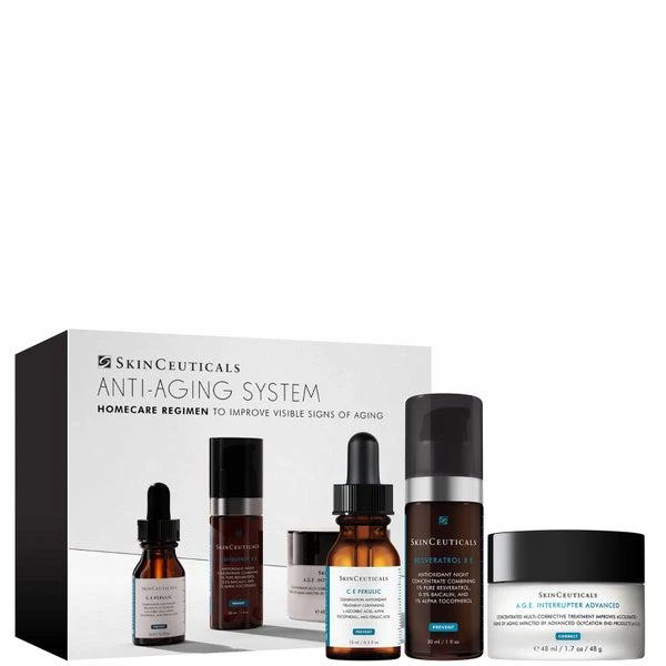 SkinCeuticals SkinCeuticals Anti-Aging Skin System featuring Travel Sized C E Ferulic and AGE Interrupter Advanced ($444 Value) 1