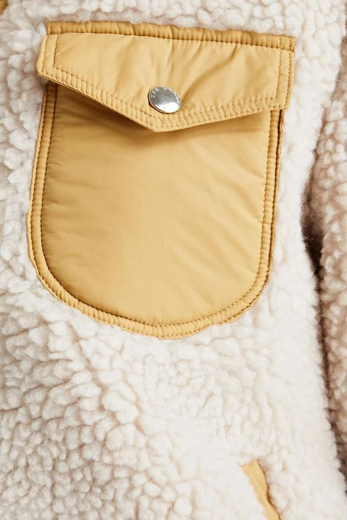 RAG & BONE Elliot shell-trimmed fleece jacket 4