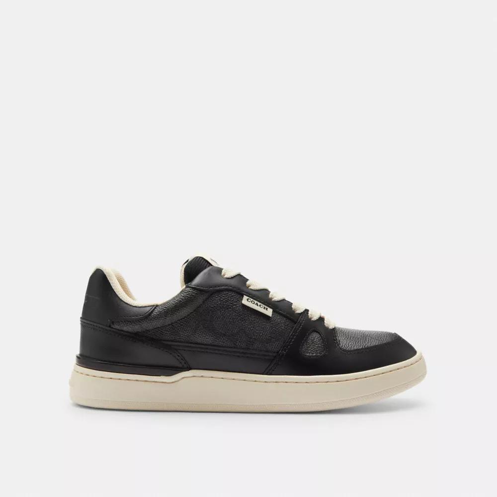 Coach Clip Court Low Top Sneaker In Signature Canvas