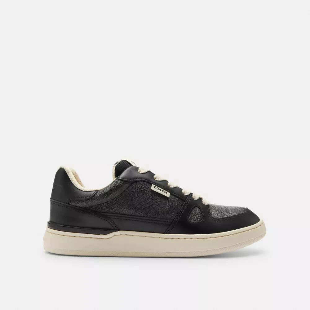 Coach Clip Court Low Top Sneaker In Signature Canvas 1