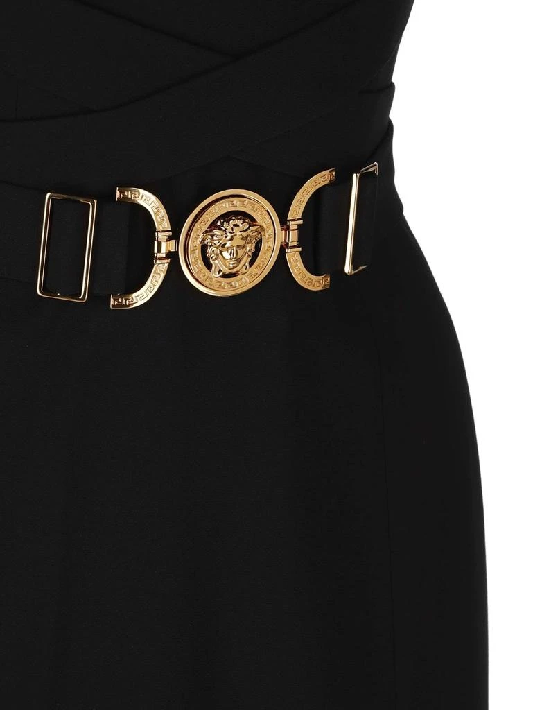 Versace Versace V-Neck Sleeveless Midi Dress 3
