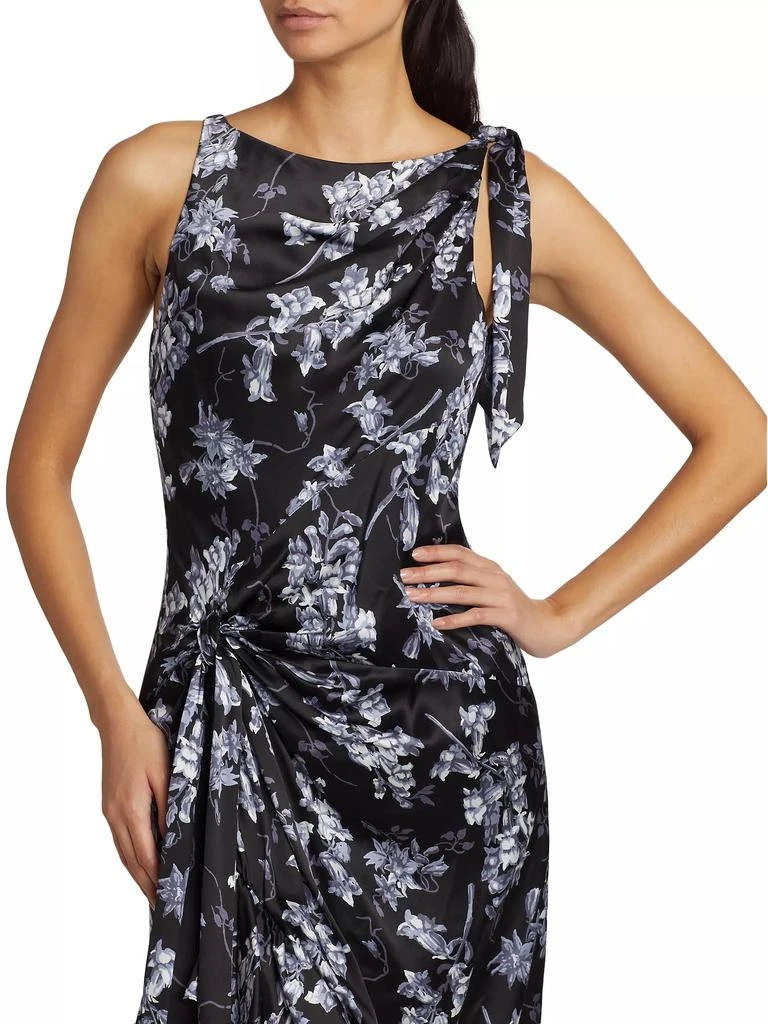 Cinq à Sept Anwen Floral Silk Midi-Dress 6