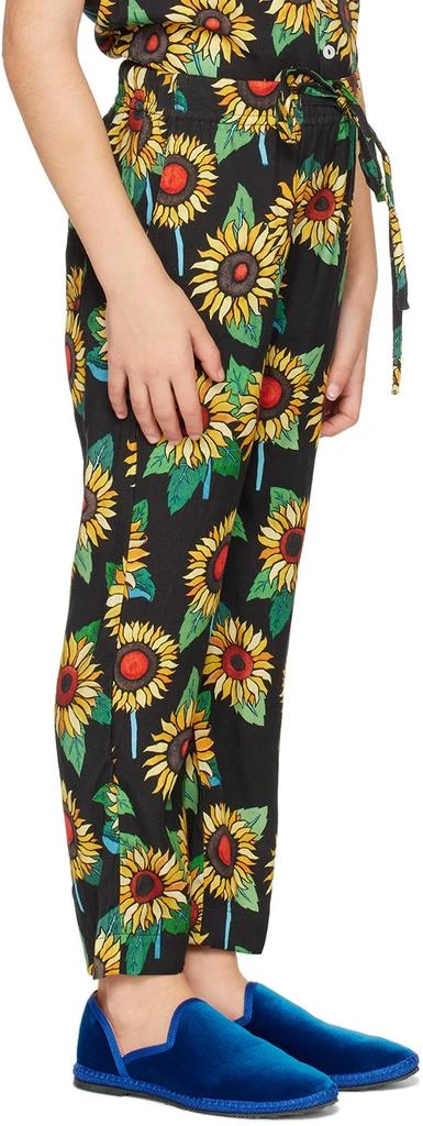 Endless Joy Kids Black Sunflower Lounge Pants 2