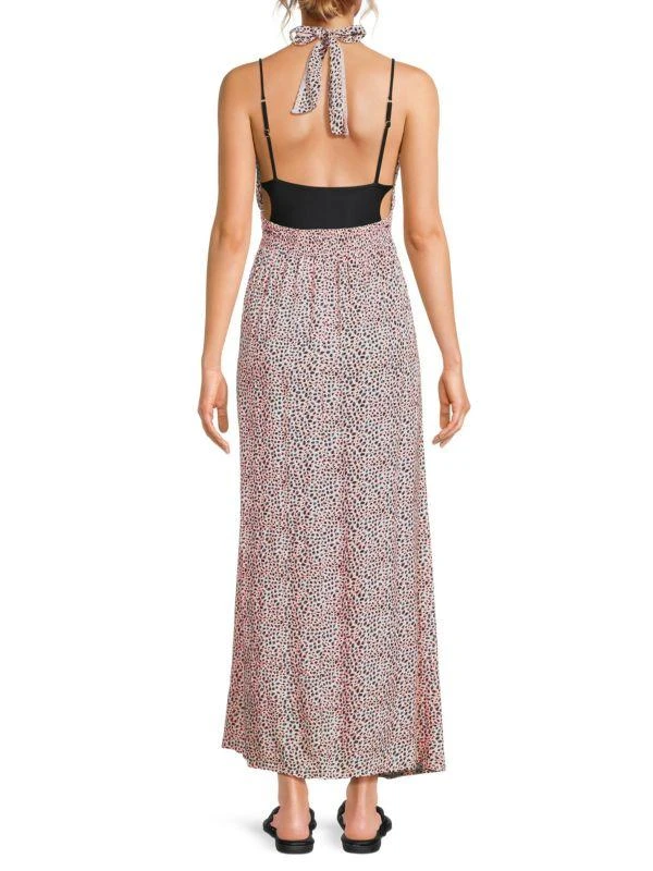 Tiare Hawaii Kelia Print Open Back Maxi Dress 2