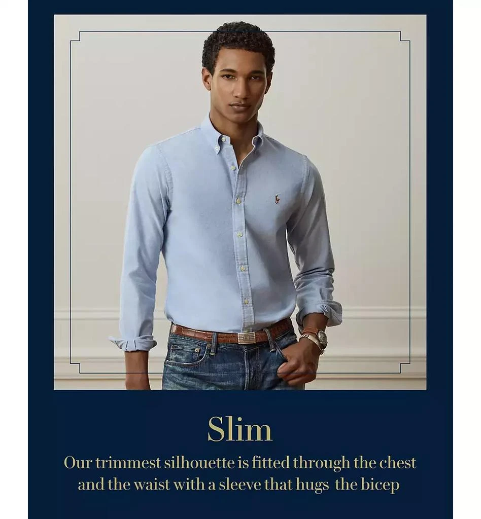 Ralph Lauren Men's Slim-Fit Stretch Poplin Shirt 6