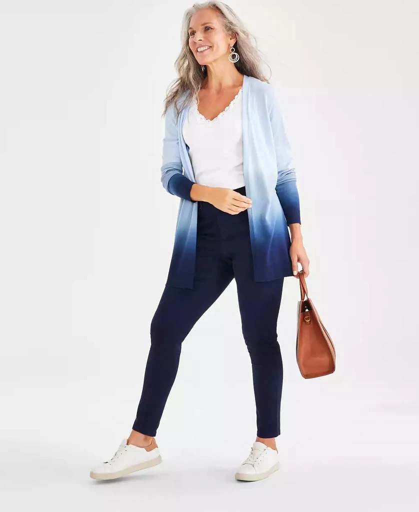 Style & Co Petite Dip-Dyed Open-Front Cardigan Sweater, Created for Macy's 2
