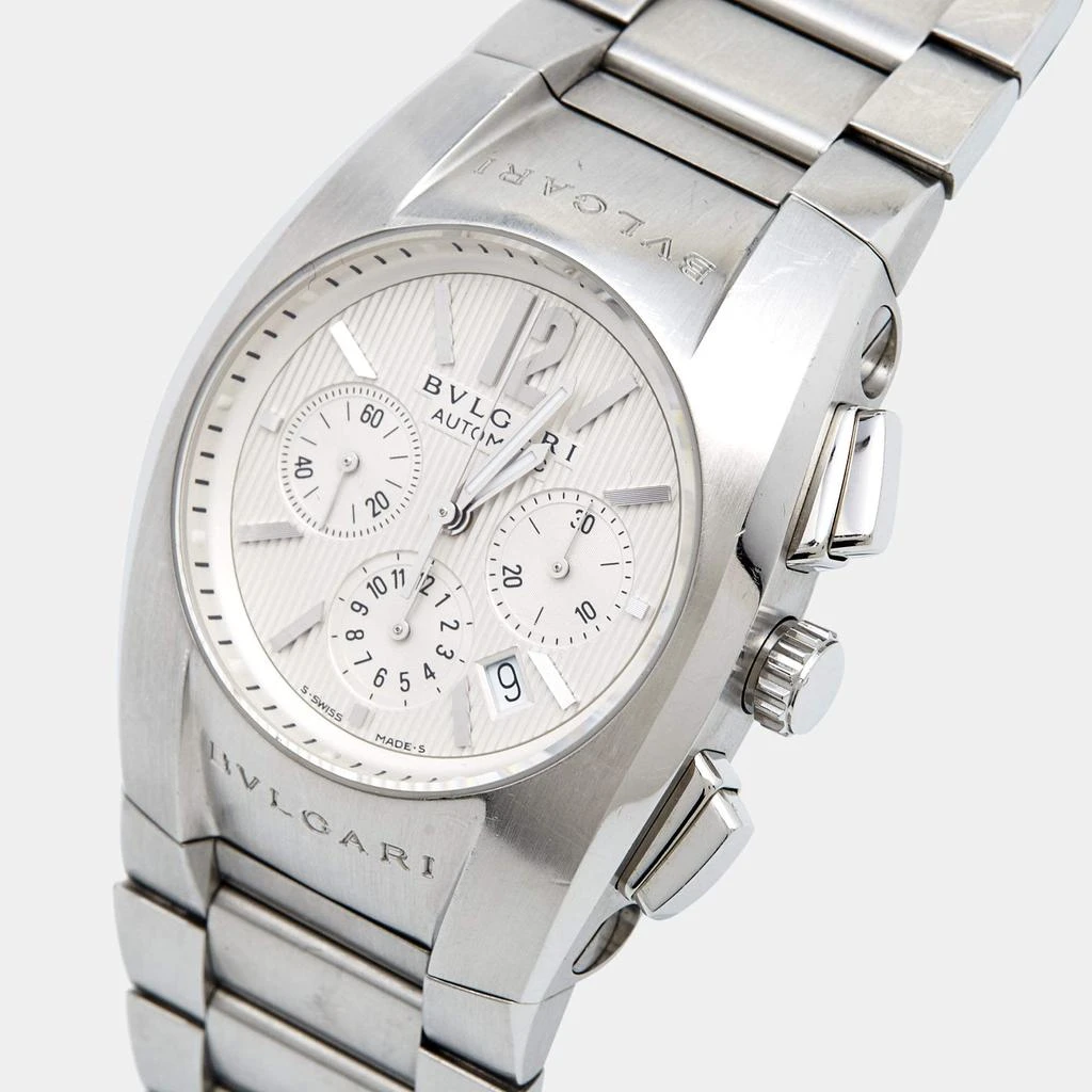 BVLGARI Bvlgari Silver Stainless Steel Ergon EG 35 S CH Men's Wristwatch 35 mm 2