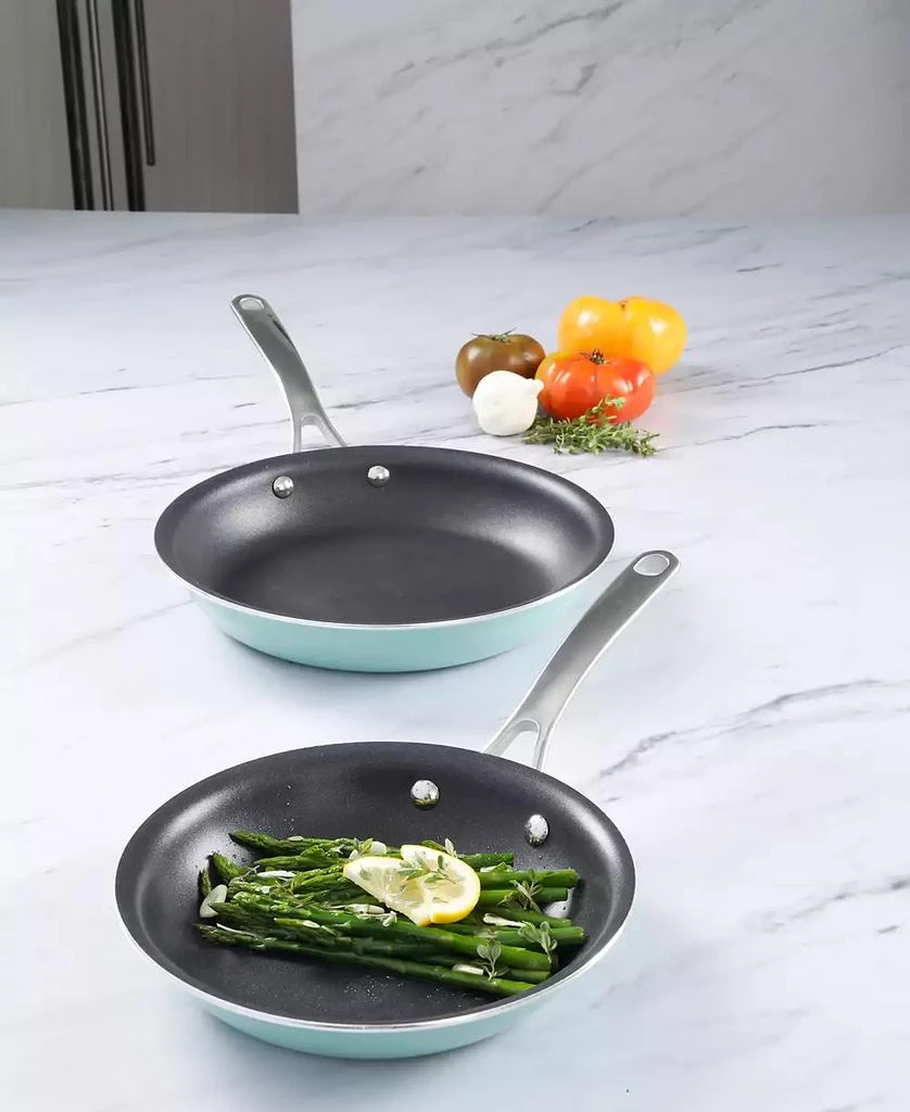 Martha Stewart 10-Pc. Hard-Enameled Aluminum Nonstick Cookware Set 5